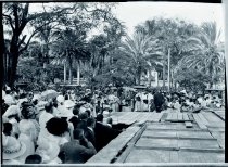 Laying of cornerstone of Sacred Heart Church, Punahou, Oahu, July 27, 1913.